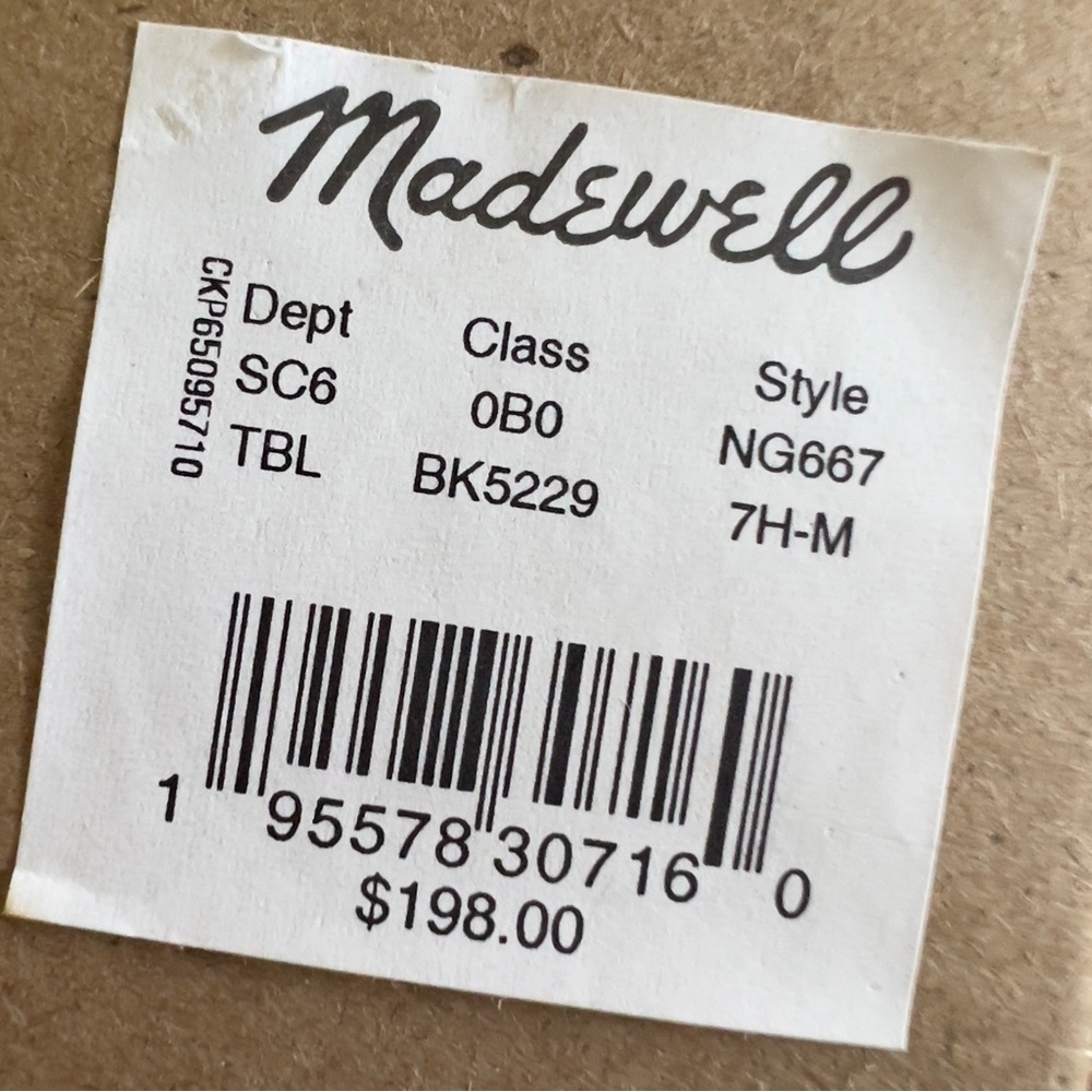 MADEWELL The Rayna Leather Boots NWT - Picture 10 of 10